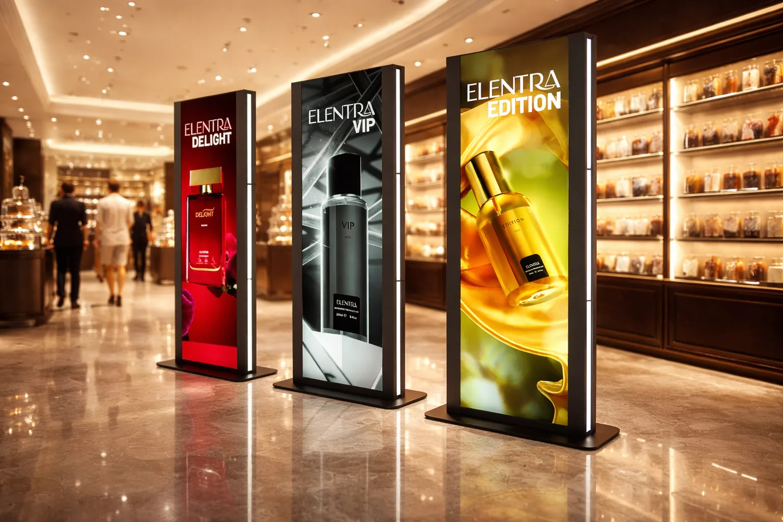 استند اونیکس در فروشگاه عطر